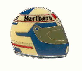 Prost Helmet Facing Right Enamel Pinbadge