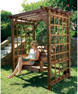 PINE 2-Seater Swing Arbour