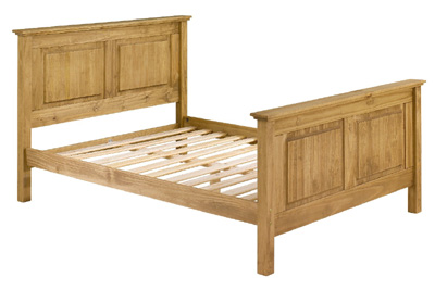 4FT 6IN BEDSTEAD HIGH END SANTA FE