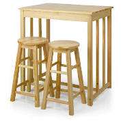 Bar Table & 2 Stool Set