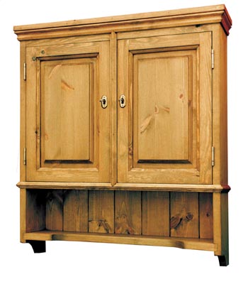 PINE BATHROOM CABINET PANELLED