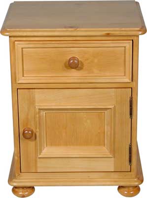 BEDSIDE CABINET 1 DRAWER 1 DOOR ASCOT Pt4