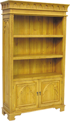 BOOKCASE 2DOOR MEDIEVAL