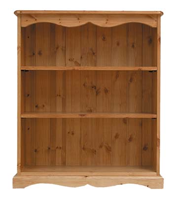 pine BOOKCASE 37.5IN x 32IN 11IN DEEP BADGER