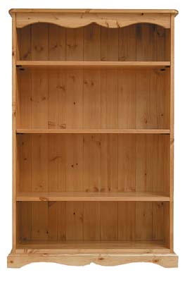 pine BOOKCASE 4FT BADGER