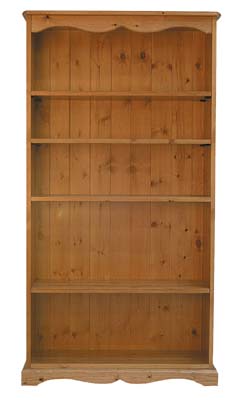 pine BOOKCASE 5FT BADGER