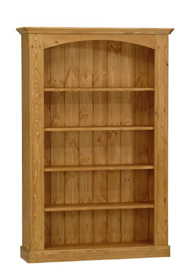 PINE BOOKCASE 6FT 8INx4FT 6IN BALMORAL