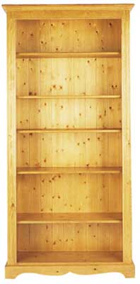 pine BOOKCASE CHUNKY 42IN x 48IN