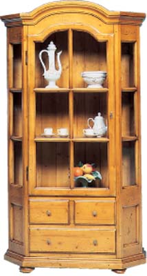 pine BOOKCASE GEORGIAN GLAZED