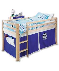 Mid Sleeper Blue Footy Tent Slide