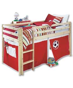 Mid Sleeper Red Footy Tent Slide