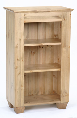 PINE SHORT NARROW BOOKCASE MONTEM