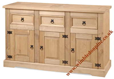 pine SIDEBOARD 3DR 3DWR CORONA PREMIER