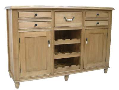 SIDEBOARD WINE RACK PROVENCAL