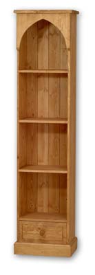 PINE SLIM BOOKCASE