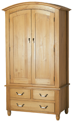 Wardrobe 2 Door 3 Drawer Provencal