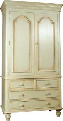 WARDROBE DUCHESS COMBI 2 DOOR OVER 4 DRAWER