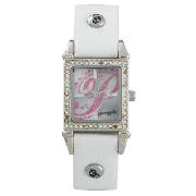 WHITE CUFF WATCH