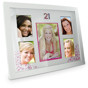 21st Birthday Collage Photo Frame