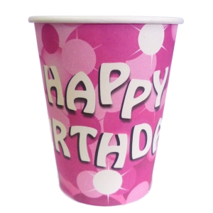 Sparkle Happy Birthday Cups - Pack of 8