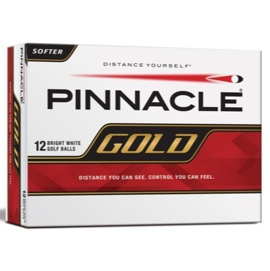 Gold Golf Balls White