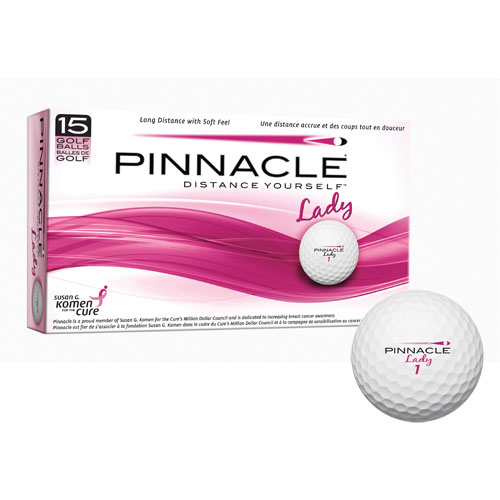 Gold White Golf Balls Ladies - 15 Balls