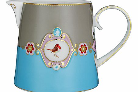 Love Birds Jug, 0.9L, Blue