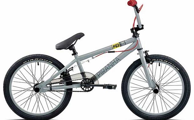 P123 20W Grey and Yellow BMX Bike - Unisex