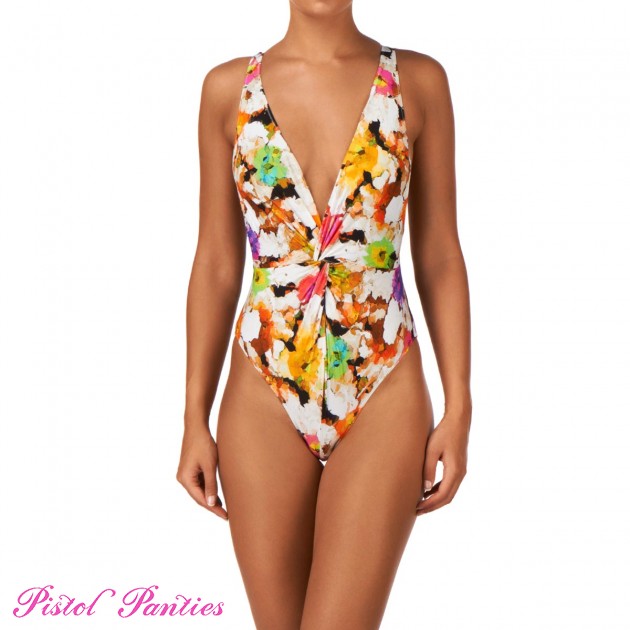 Womens Pistol Panties Joss Swimsuit - Floral