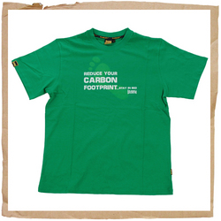 Carbon Footprint Tee Green