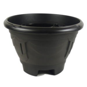 Planter with Feet Black 43cm