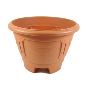 Planter with Feet Terracotta 34cm