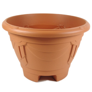 Planter with Feet Terracotta 43cm