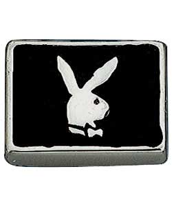 Gents Black Bunny Earring