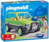 NEW PLAYMOBIL ANIMAL CLINIC 4345 VET WITH CAR