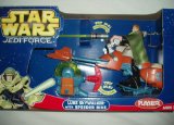 star Wars Jedi force Luke Skywalker with Speeder Bike