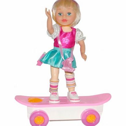 Playtech Logic Bump n Go Kristin Skateboard Doll PL9004