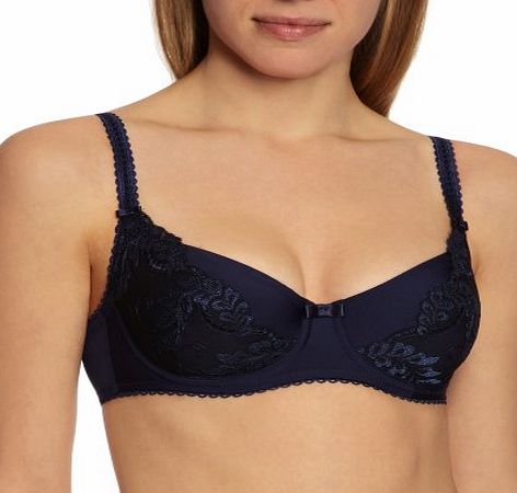 Playtex Elegant Curves Balcony Womens Bra Blue 34E