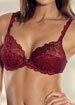 Embrace Red underwired bra