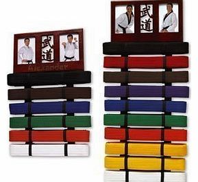 Martial Arts Photo Frame Belt Display wall mounted