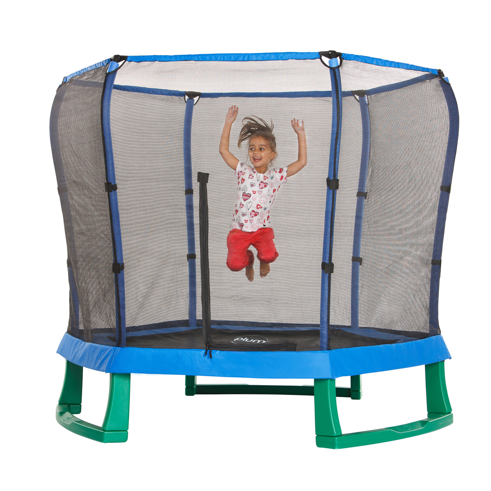 Junior Jumper Blue & Green Trampoline &