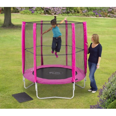 6ft Trampoline and Enclosure Pink MATT012