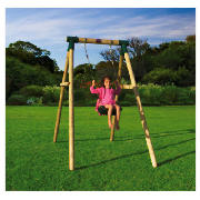 Bush Baby Wooden Pole Swing Set