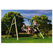 Lemur Wooden Pole Swing Set