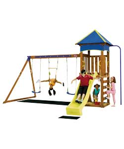 Plum Suricate Outdoor Wooden Playset