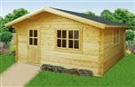 log cabin: 4 x 5m - Natural pine