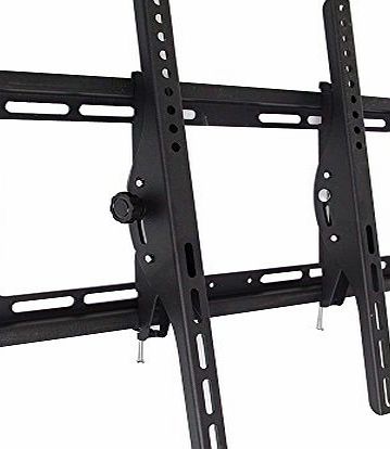 PREMIUM Slim Tilt TV Wall Mount Bracket for 26 - 55 inch LCD, LED amp; Plasma TV. Load Capacity up to 50KG, 15 degree Tilt mechanism up/down, Max VESA 400 x 400