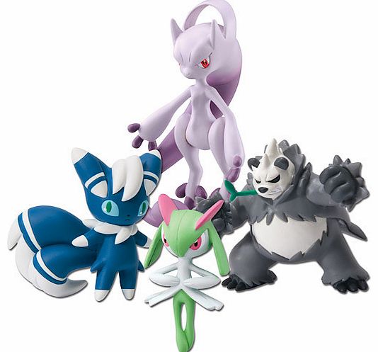 XY 4 Figure Gift Pack - Mega Mewtwo &