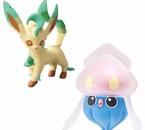 XY Double Figure Pack - Inkay vs Leafeon