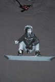 Royal T Shirt Hendrix Snow Charcoal Grey Mens T Shirt Size Medium